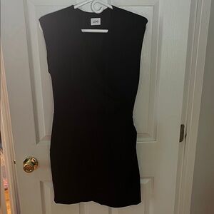 LINI Elegant Black Mini Dress